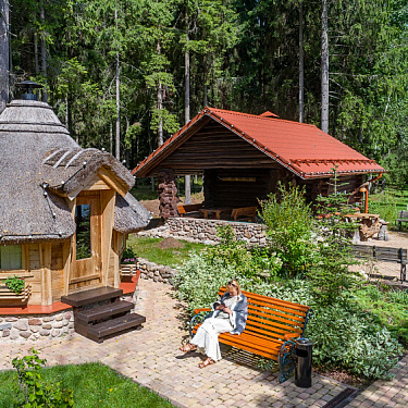 Барбекю и баня по-черному